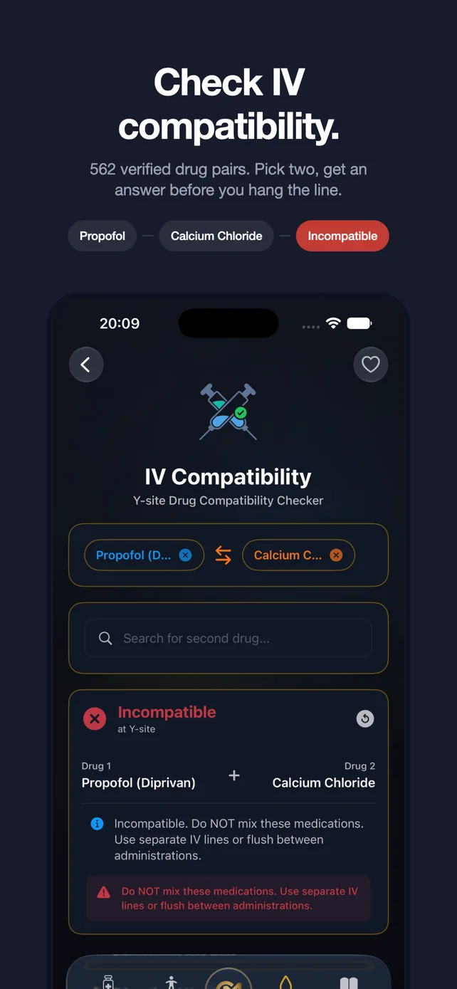 Check IV compatibility