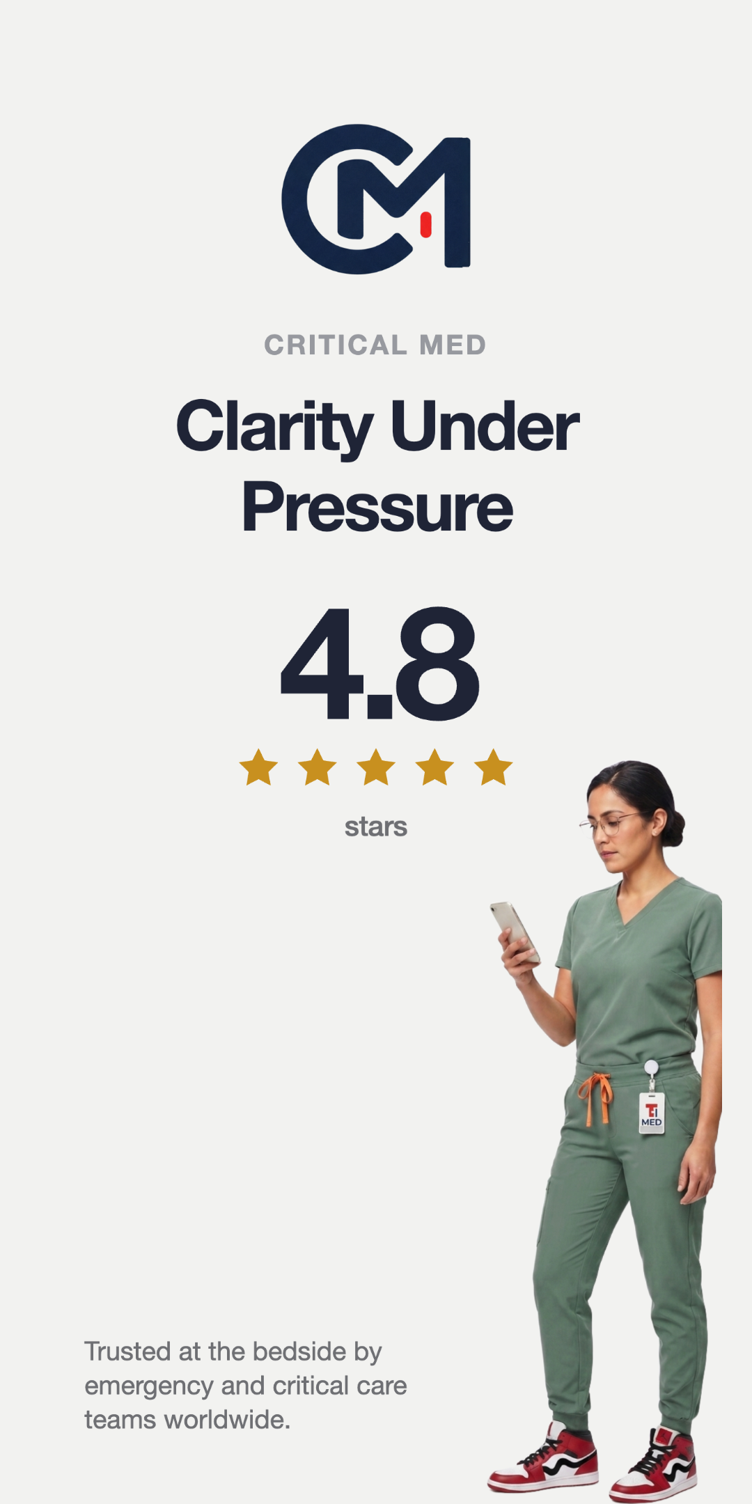 Clarity under pressure, rated 4.8 stars