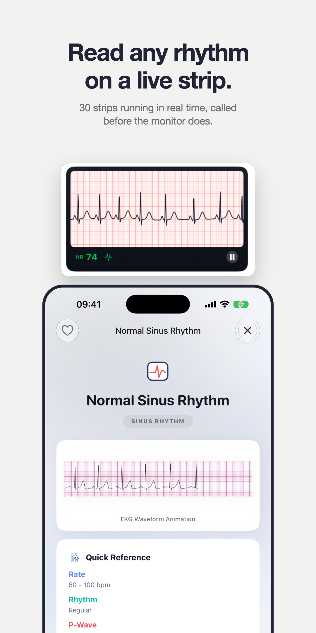 Read any rhythm on a live strip