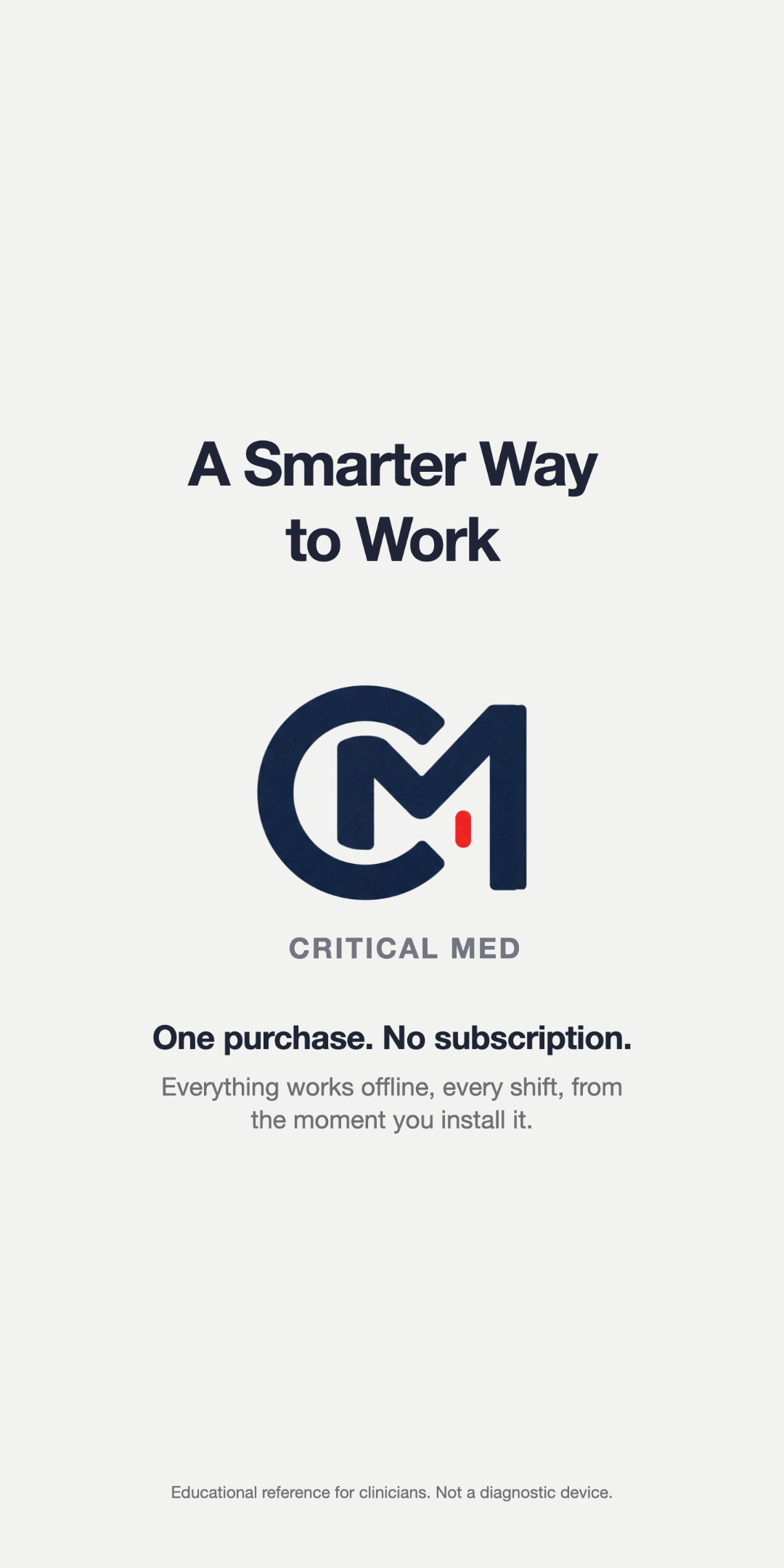 A smarter way to work, fully offline